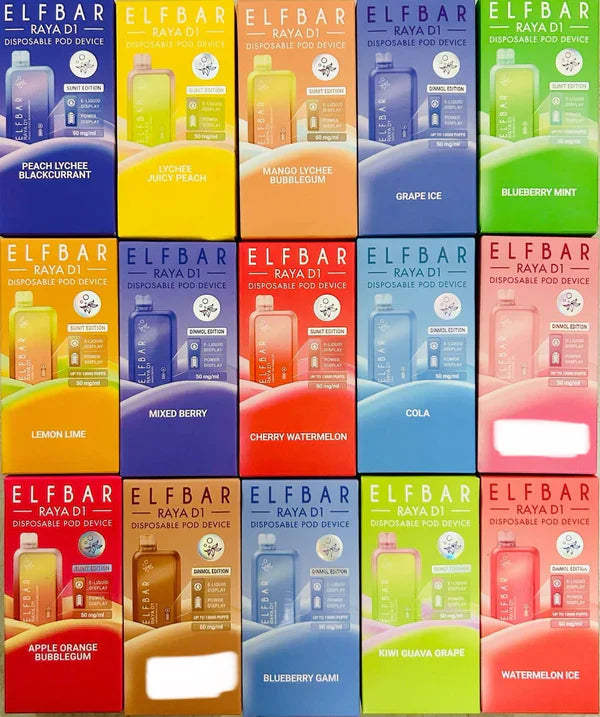 Buy Elfbar RAYA D1 13000 13K Puffs Online (All Flavors) | Express Delivery in Hyderabad