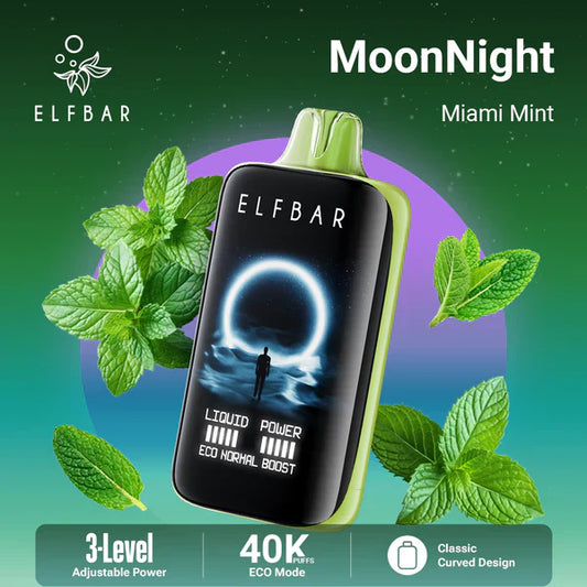 Buy Elfbar MoonNight 40000 40K Puffs Disposable Vape (All Flavours) Online | Express Delivery in Hyderabad