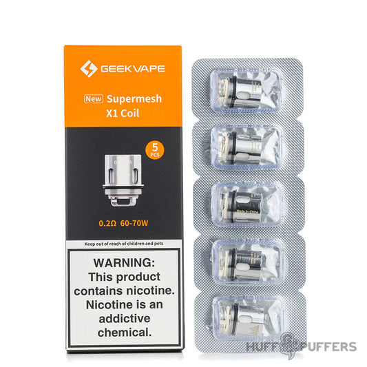 Buy Geekvape X1 0.2Ω Super Mesh Coils in Mumbai | Original