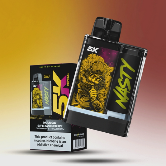 NASTY DISPOSSABLE CRYSTAL 5000 PUFFS | ORIGNAL INDIA